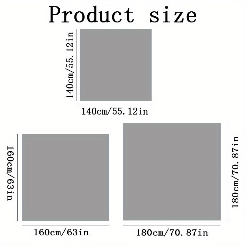 1pc Easy-Clean Tablecloth - Machine-Washable Polyester Table Cover for Dining, Kitchen, Parties, Weddings - Elegant Table Decor for Home, Events, Everyday Use - Durable Tablecloth, Fitted Table Cloth, Simple Elegant Design