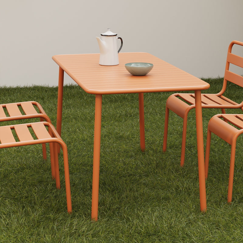 Sella Long Outdoor Dining Table - Waterproof Patio table with, Easy Assembly, for Garden, Balcony, Poolside - Ideal for Family Meals & Entertaining Guests - Durable Construction