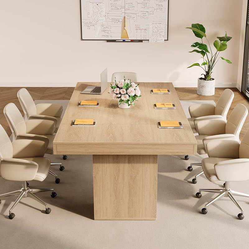 70.8\u002F62.9-Inch Large Rectangular Dining Table with Dual Side Storage Shelves & Double Pedestal Base - Extends to 6-8 People, Sturdy Frame Kitchen Table Suitable for, Office, Banquet - Assembly Required