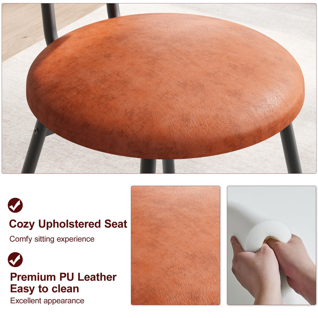 1pc Elegant Handwoven Rattan & Wicker Dining Chair - Contemporary \u002FOutdoor Furniture Suitable for Dining Areas,, Balcony - Durable Rattan Seat with Solid Backrest, - Wicker Chair