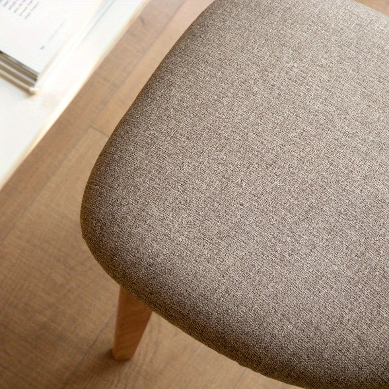 Chair for The Dining Area with a Natural Finish, Sturdy Build, Suitable for Living Rooms, Featuring a Minimalist Design, Dimensions 18.7 X 21.85 X 30.71 inch.