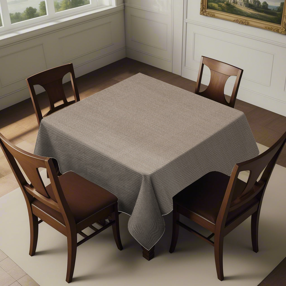 1pc Easy-Clean Tablecloth - Machine-Washable Polyester Table Cover for Dining, Kitchen, Parties, Weddings - Elegant Table Decor for Home, Events, Everyday Use - Durable Tablecloth, Fitted Table Cloth, Simple Elegant Design